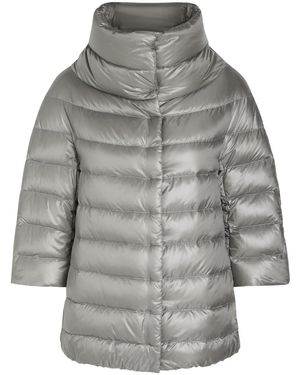 Herno Quilted Shell Jacket - Grey
