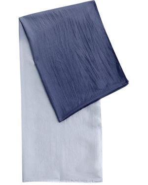 Eileen Fisher Degradé Silk Scarf - Blue