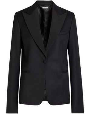 JW Anderson Tuxedo Wool Blazer - Black