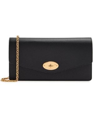 Mulberry Darley Grained Leather Clutch - Black