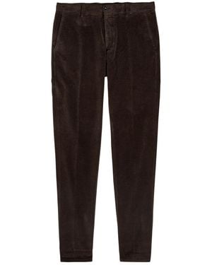 Slowear Incotex Slim-Leg Corduroy Trousers - Black