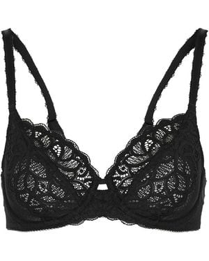 Wacoal Raffine Lace Underwired Bra - Black