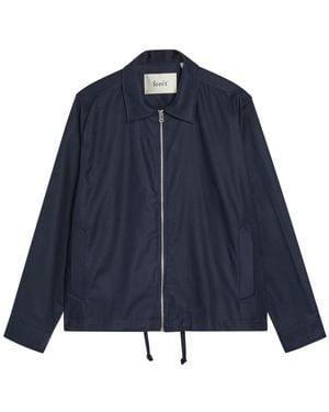 Forét Loft Cotton Overshirt - Blue