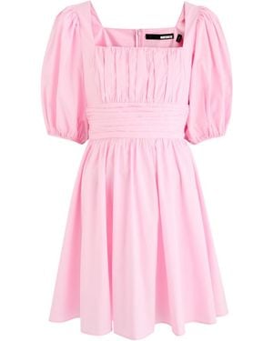 ROTATE SUNDAY Puff-Sleeve Cotton-Poplin Mini Dress - Pink