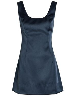 mini dress silver Rone Mini Dress in Silver Chrome Sequin