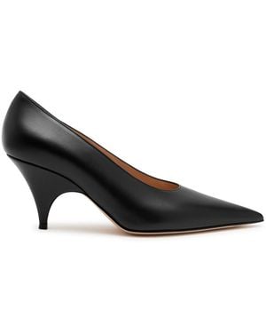 Gianvito Rossi Sofia 75 Leather Pumps - Black