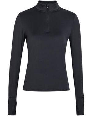 Tala Ultralite Half-Zip Stretch-Jersey Gym Top - Blue