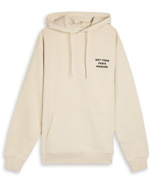 Drole de Monsieur Nfpm Hooded Cotton Sweatshirt - Natural