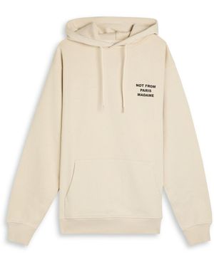 Drole de Monsieur Nfpm Hooded Cotton Sweatshirt - Natural