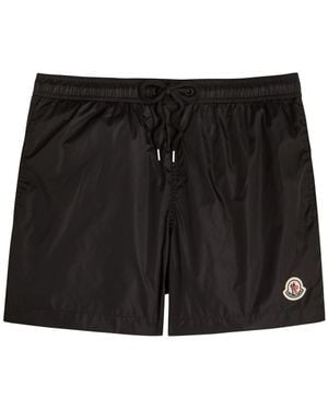 Moncler Logo Shell Swim Shorts - Black