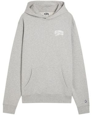 BBCICECREAM Small Arch Logo Hooded Cotton Sweatshirt - Grey