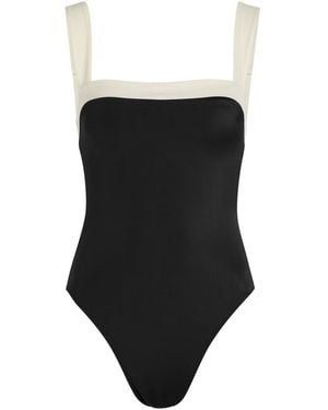 Away That Day Grenada Panelled Swimsuit - Black