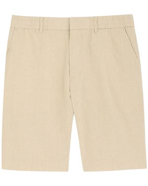 NN07 Billie Linen Shorts - Natural