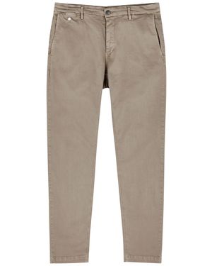 Replay Benni Hyperflex X,lite Cotton-blend Chinos - Natural