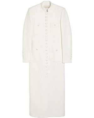 LIBEROWE Imperial Bouclé Coat - White