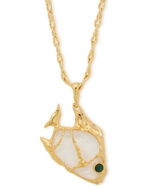 Alexis Angelfish 14Kt-Plated Necklace - Metallic