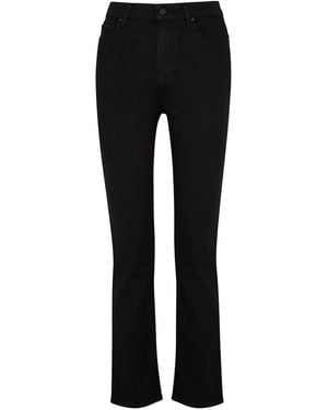 PAIGE Cindy Straight-Leg Jeans - Black