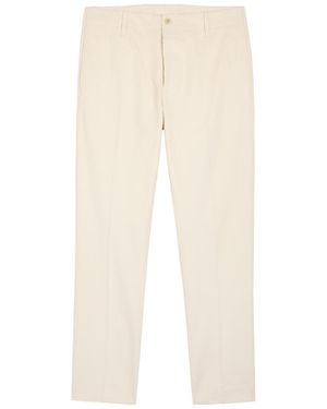 Lardini Straight-Leg Corduroy Trousers - Natural