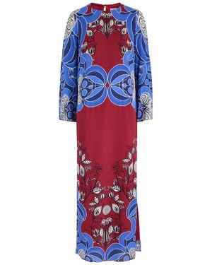 Borgo De Nor Capucine Floral Maxi Dress - Red