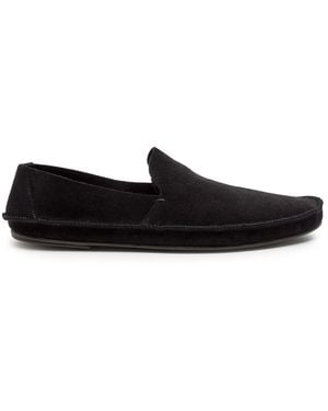 The Row Tyler Suede Loafers - Black