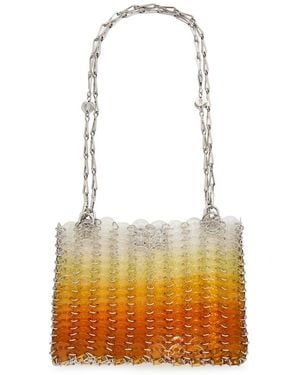Rabanne 1969 Degradé Nano Resin Shoulder Bag - Orange