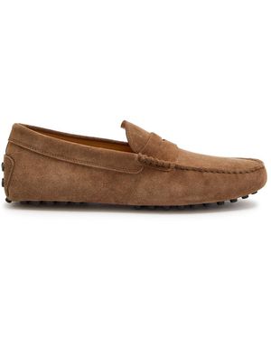 Tod's Gommino Suede Loafers - Brown