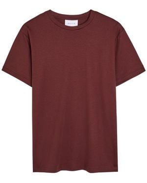 Raith Luxe Mercerised Cotton T-Shirt - Red
