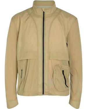 Literary Sport Henry Stand-Collar Stretch-Nylon Run Jacket - Natural