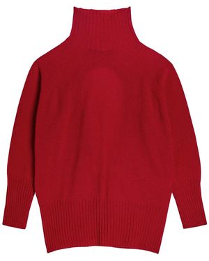 Simone Rocha Cut-Out Cashmere Jumper - Red
