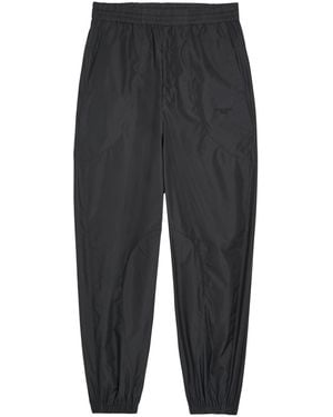 Givenchy Paneled Cotton-Shell Track Pants - Gray