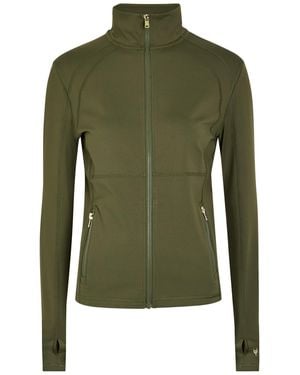 Now You Live Clayton Stretch-Jersey Jacket - Green