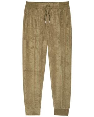 Aurélien Pintuck Tapered-Leg Terry Joggers - Natural