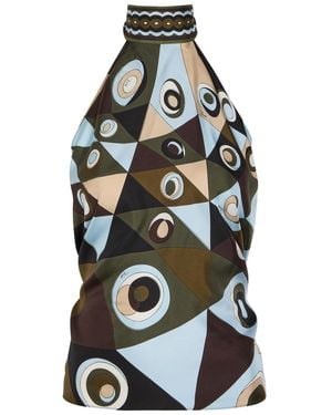 PUCCI Printed Silk Top - Multicolour