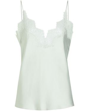 Rohe Lace-Trim Silk Camisole Top - Blue