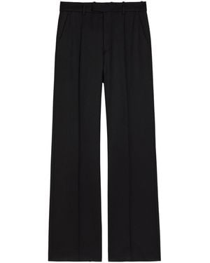 Nili Lotan Etoile Straight-Leg Wool Trousers - Black
