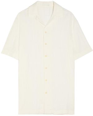 Delos Otto Textured Woven Shirt - White