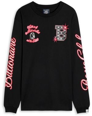 BBCICECREAM Graphic-Printed Cotton Top - Black