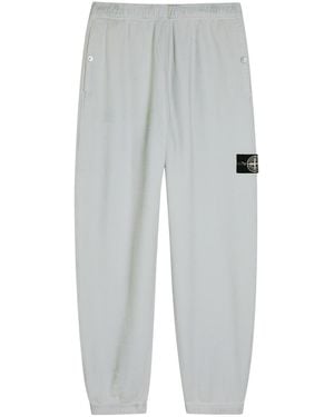 Stone Island Reflective Cotton Joggers - Grey