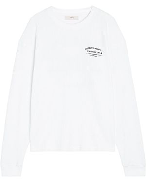 CHERRY LA Ranchwear Printed Waffle T-Shirt - White
