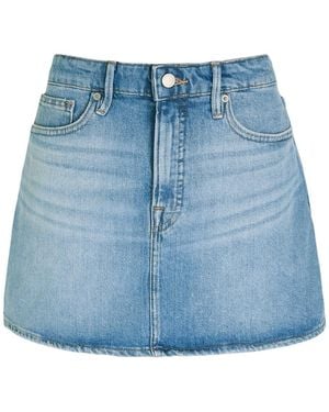 GOOD AMERICAN Good 90S Denim Mini Skirt - Blue