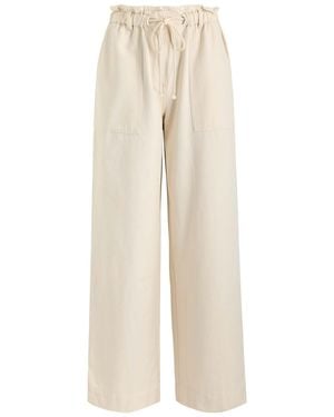 Rails Ryan Wide-Leg Cotton-Blend Pants - Natural