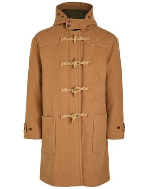Polo Ralph Lauren Toggle Hooded Wool Coat - Brown