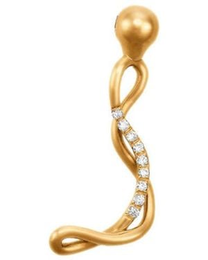 Charlotte Chesnais Alphajoaillerie 18Kt Necklace - White
