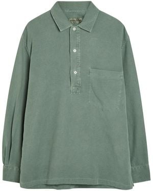 Officine Generale Jordy Cotton-Twill Shirt - Green