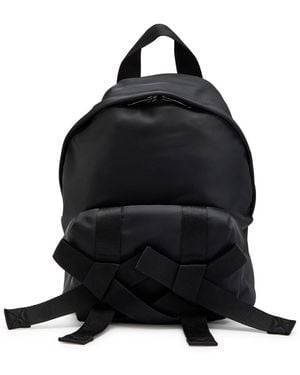 Simone Rocha Bow And Bead-Embellished Nylon Backpack - Black