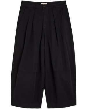 YMC Deadbeat Relaxed Barrel-Leg Stretch-Denim Pants - Blue