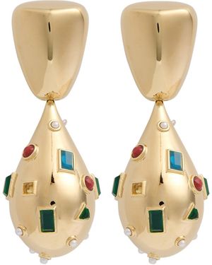 Zimmermann Wish 12Kt-Plated Drop Earrings - Metallic