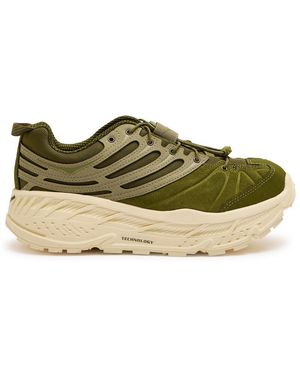 Hoka One One Stinson Evo Og Panelled Mesh Trainers - Green