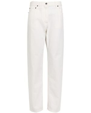 The Row Burty Straight-Leg Jeans - White