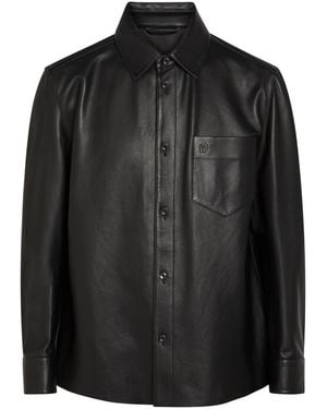 BOSS Movitz Leather Jacket - Black